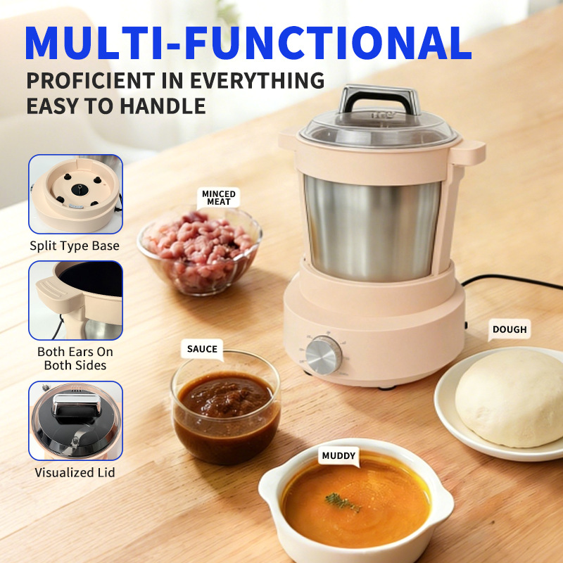 Automatic dough mixer meat grinder 6L fermentation function
