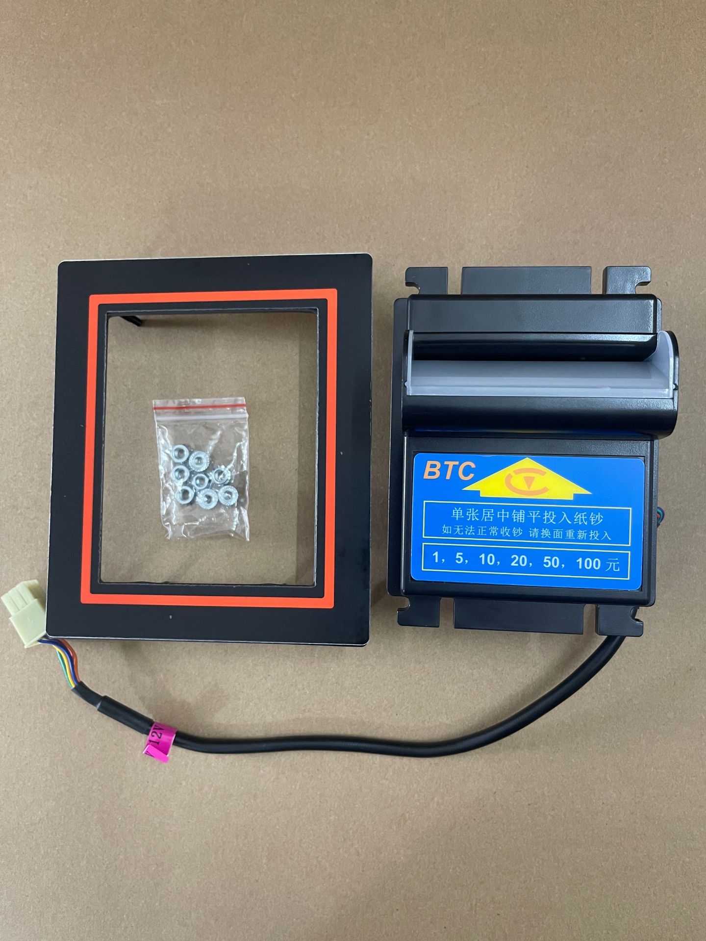 Máquina de billetes BTC Reconocedor de billetes Ict Top Vending Receptor de billetes Pago transfronterizo Aplicable