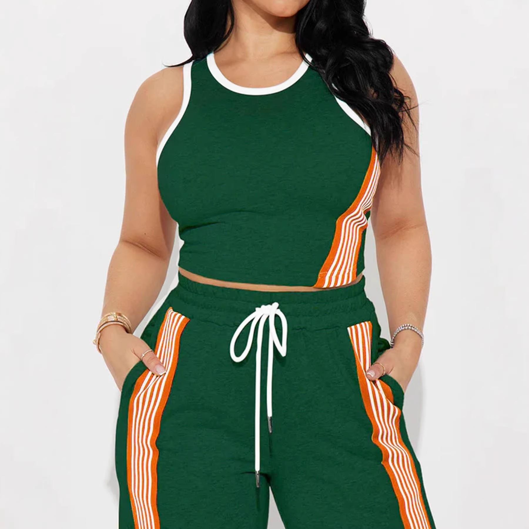 Ropa de mujer Conjunto de chaleco y pantalón para mujer Estilo popular Ropa para ir al trabajo Conjunto de ropa de mujer para ocasiones formales e informales para mujer_voghion.com