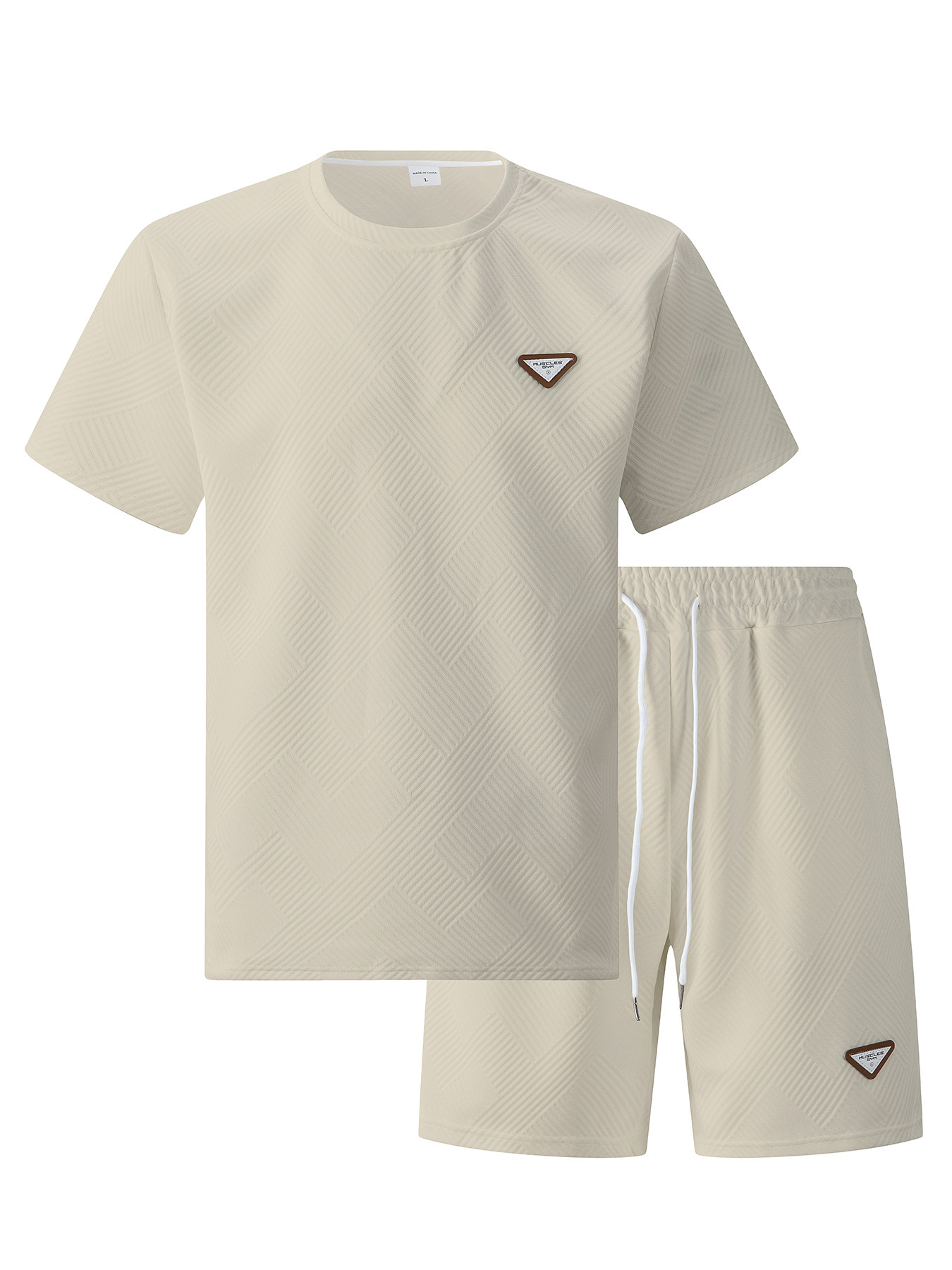 Men's Polo Shirt Short Sleeved Turn down Collar Summer T-Shirt Set 2026 New Cross Border Clothing_viptrois.com
