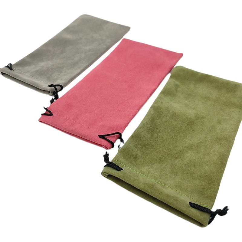 Bolsa para gafas de sol, funda para teléfono, pulsera, bolsa para guardar joyas, bolsa de tela para gafas, bolsa de terciopelo con cordón, estuche para gafas