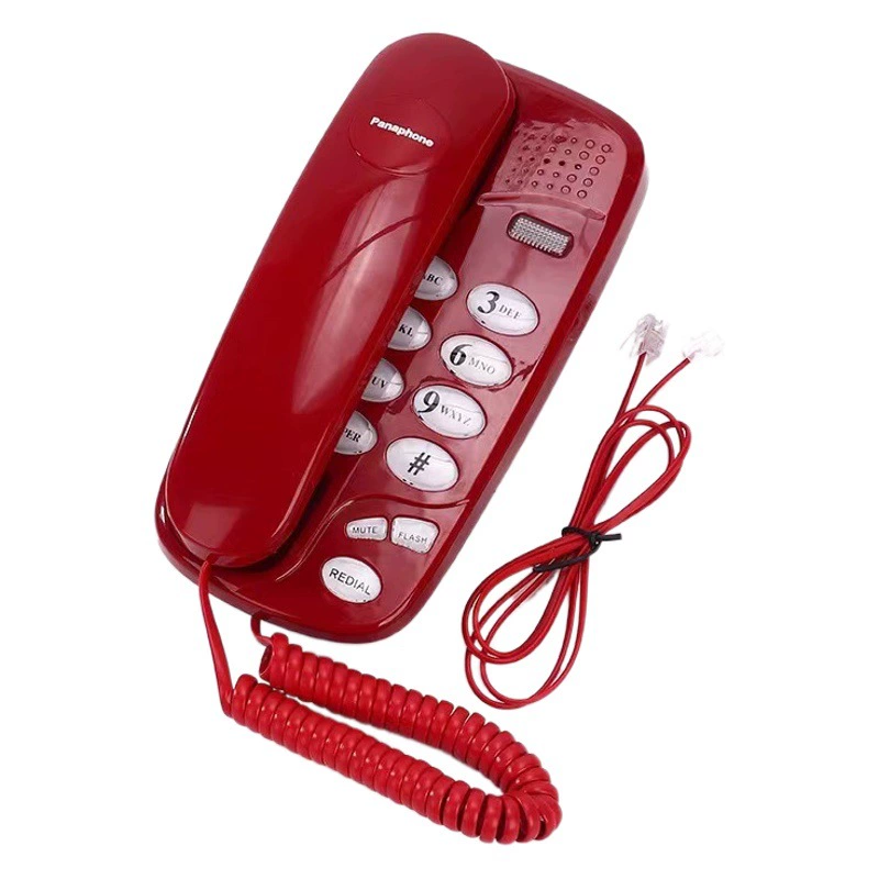 Завод в наличии Внешняя торговля KX-T580 телефон подвесной английский небольшой удлинитель настенный подвесной станок бизнес-офис отель