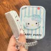 Blue sticker kt [makeup mirror + comb + kt bracelet + three-dimensional kt]