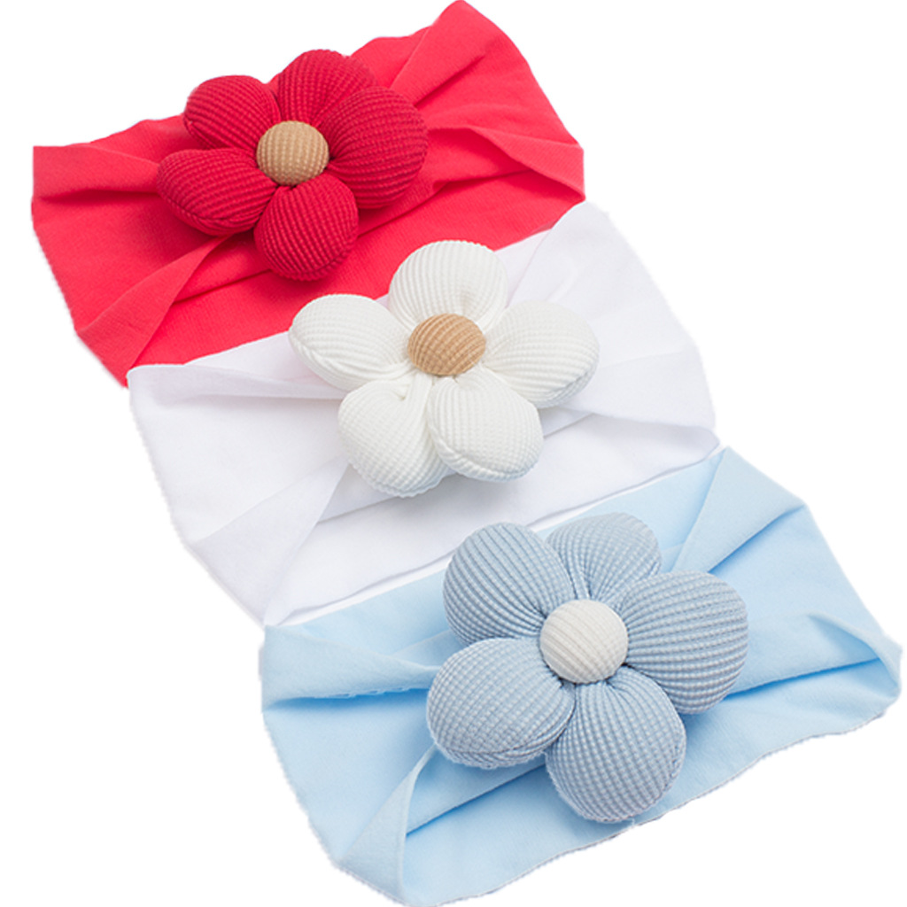 Mixed Quantity Girl's Simple Style Commute Flower Nylon Braid Hair Band