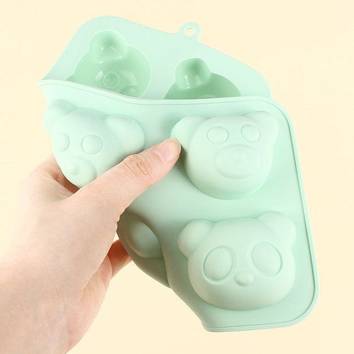 Baking cake mold 6-dimensional bear cake steamed cake mold children's food supplement mold factory wholesale