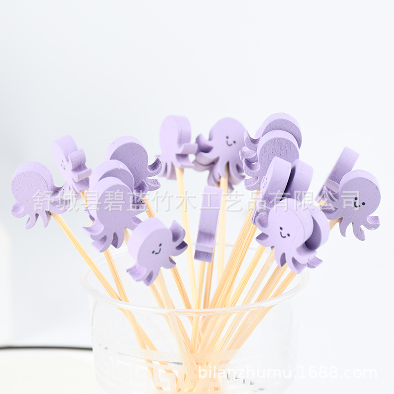 Fábrica de horquilla de fruta Wholesale   Pulpo púrpura fruta tijeras string