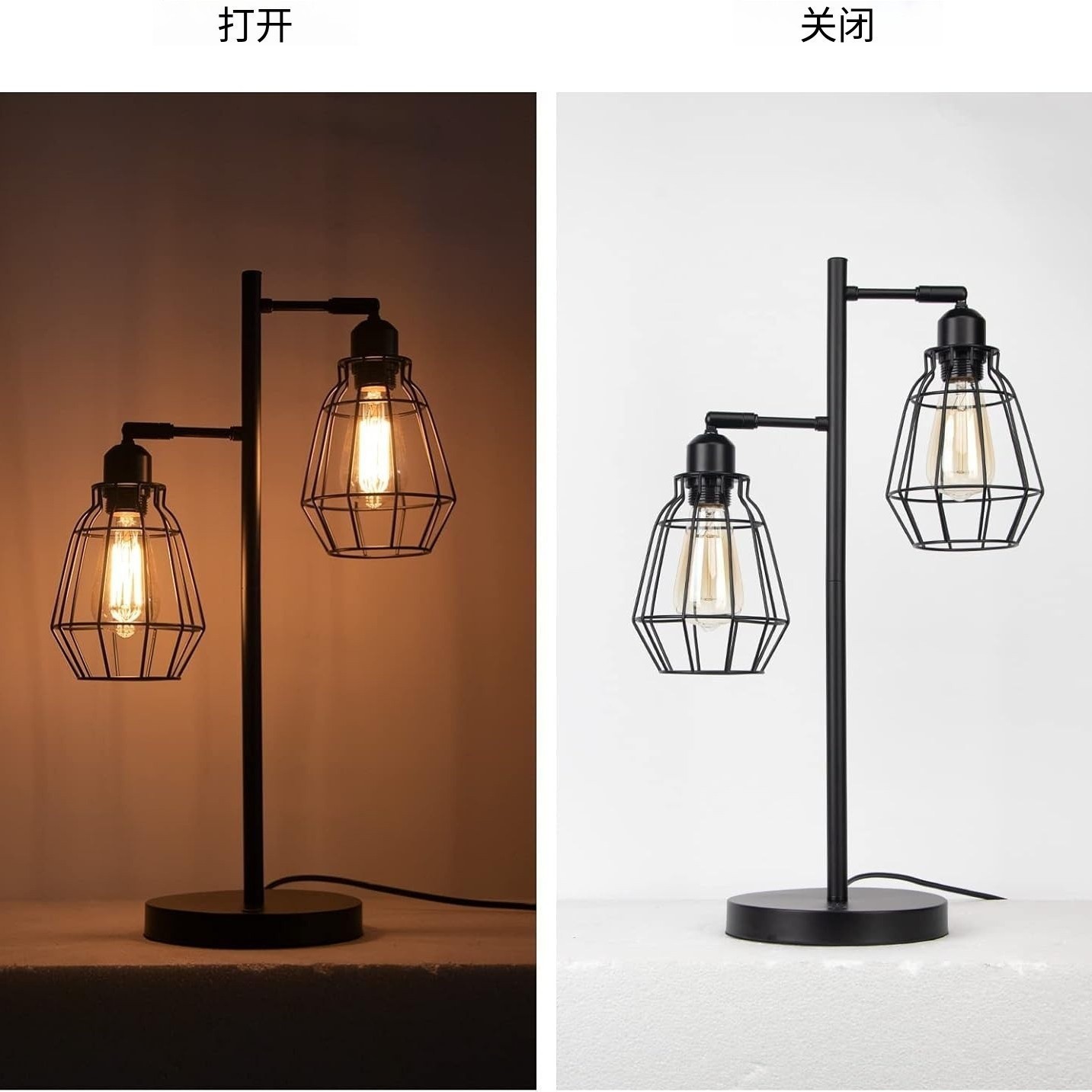 Transfronterizo Zhongshan lámparas americanas lámparas de suelo sofá decoración de dormitorio lectura ajustable linterna control independiente