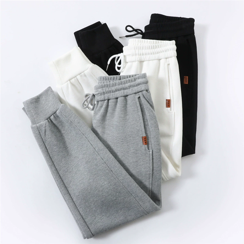Новые серые повседневные спортивные брюки-джоггеры для женщин весны и осени 2025 года, свободного кроя, утягивающие хлопковые шаровары-харемы, модный стиль ins.