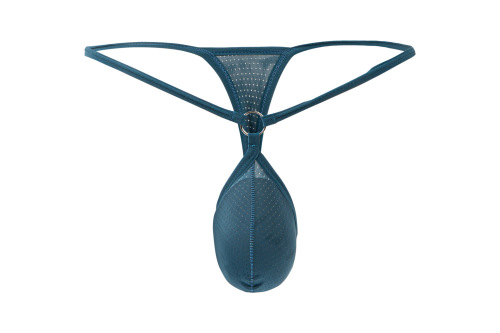 Wholesale Japanese, Korean, European and American men's low-waist underwear, gay SM sexy mesh breathable thong E-092