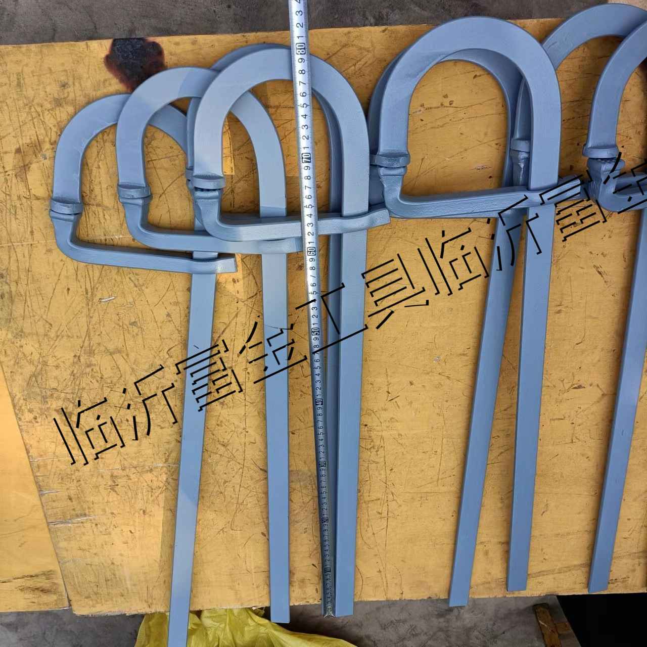 工厂直供步步紧法式泥工夹建筑夹子外贸出口款式灰色烤漆