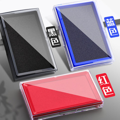 Reliable Quick-Dry Ink Pad Red Black Indonesian Office Supplies Hard Ink Pad Sealing Ink Ink