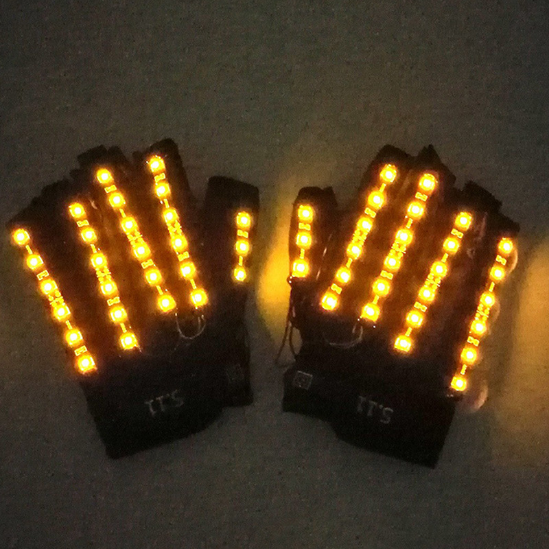 Gafas luminosas gafas LED traje etapa apoyos discoteca cantante intermitente LED gafas 12V masculino y femenino cantante