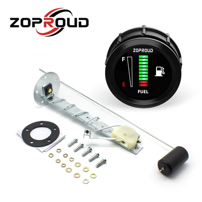 Yanacaq Çəni Yağ Ölçən 52mm/ 2 düym Avtomobil Yağ Səviyyəsi Ölçən 12/24V