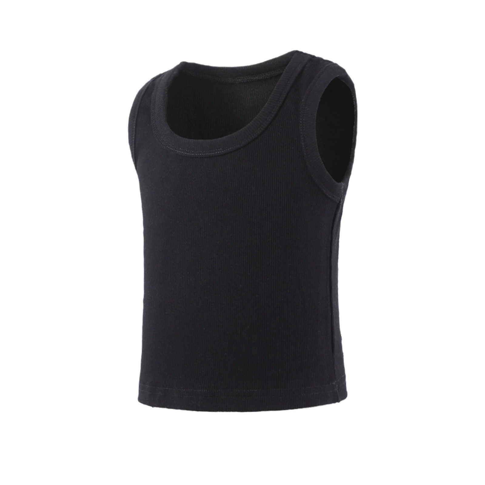Summer base T-shirt, straps sleevless, Korean style, high waist