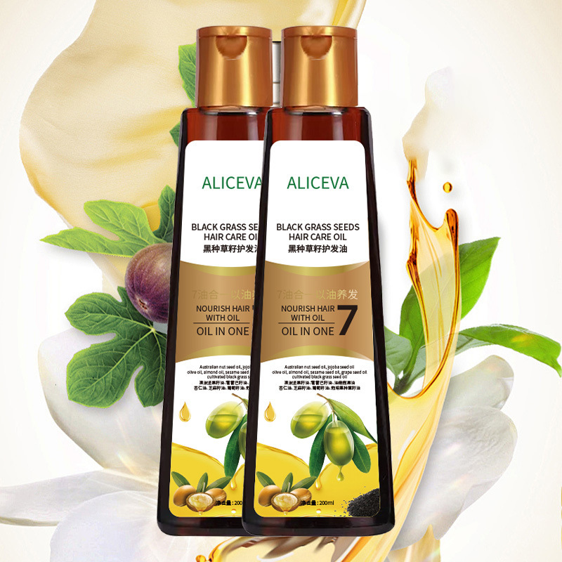 ALICEVA Aceite para el cuidado del cabello con semillas de hierba negra