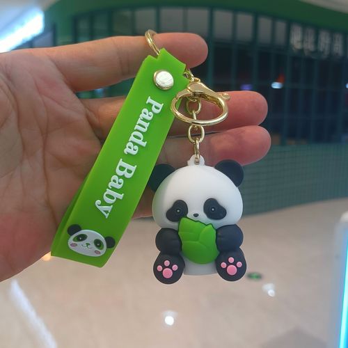 Cute Bamboo Panda Keychain, Internet Famous Panda Bag, Plush Doll, Charms, Arcade Gift, Wholesale