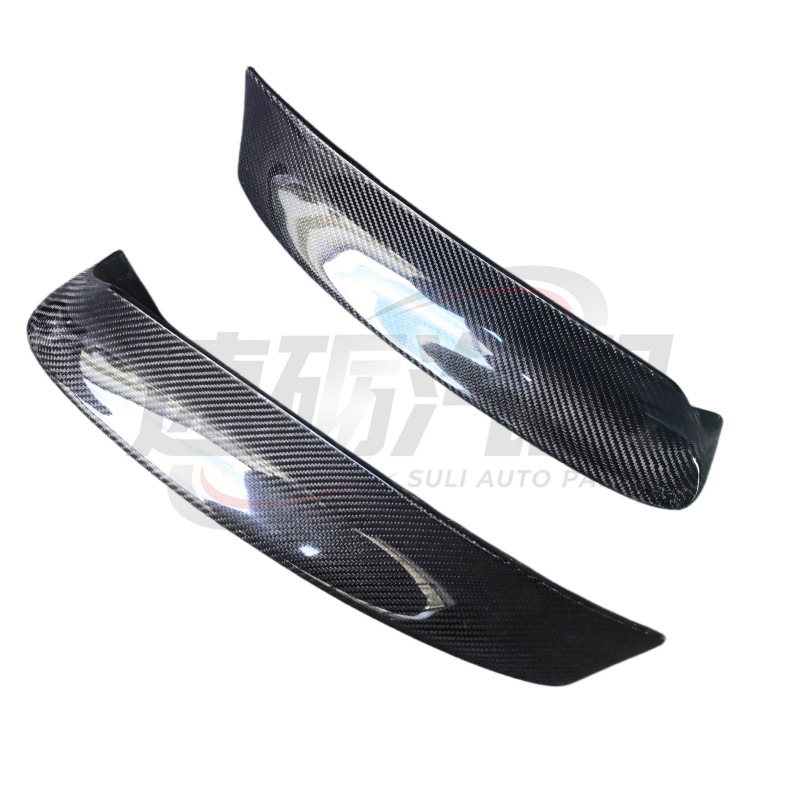 Suitable for BMW 3 Series E46 M3 front bumper carbon fiber front corner spoiler, front lip, corner guards, and spoiler for models 03 to 06