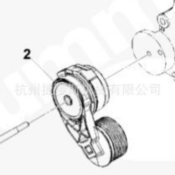 批发 康明斯 发动机配件  康明斯 QSB4.5 发动机配件  涨紧器