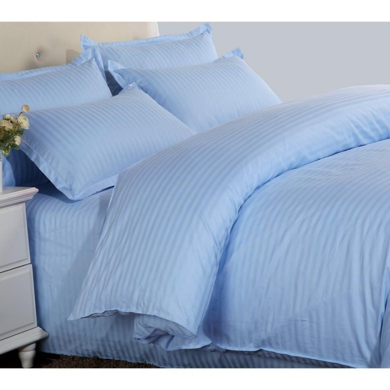 Hospital Three-Piece Bed Bed Sheets Quilt Cover Pillowcase Bedding Ward Clinic White Blue Direct Sales Promotion