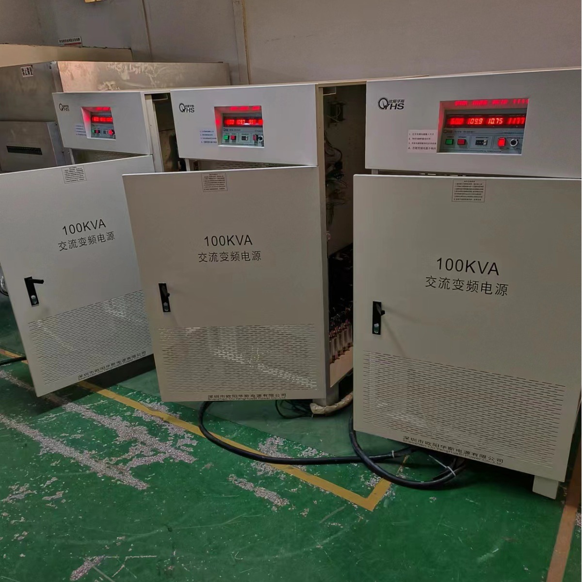 ŷ����˹100KVA��Ƶ��Դ������3̨�����������¹��������110V 60