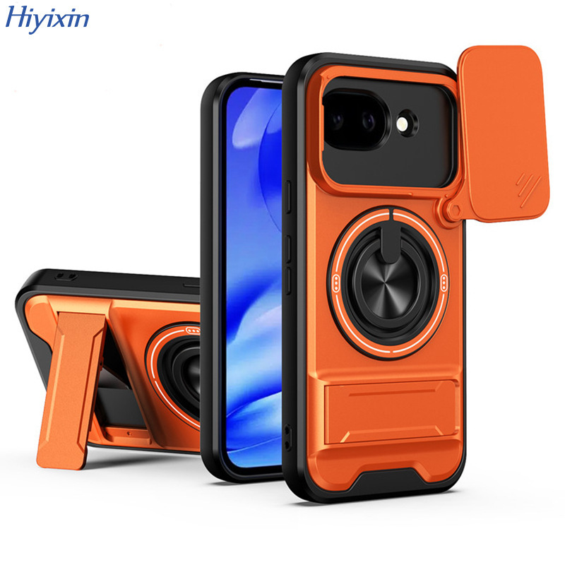Compatible with Google 10a rotating ring anti-drop case 9pro xl sliding window protective stand Shunjia protective cover