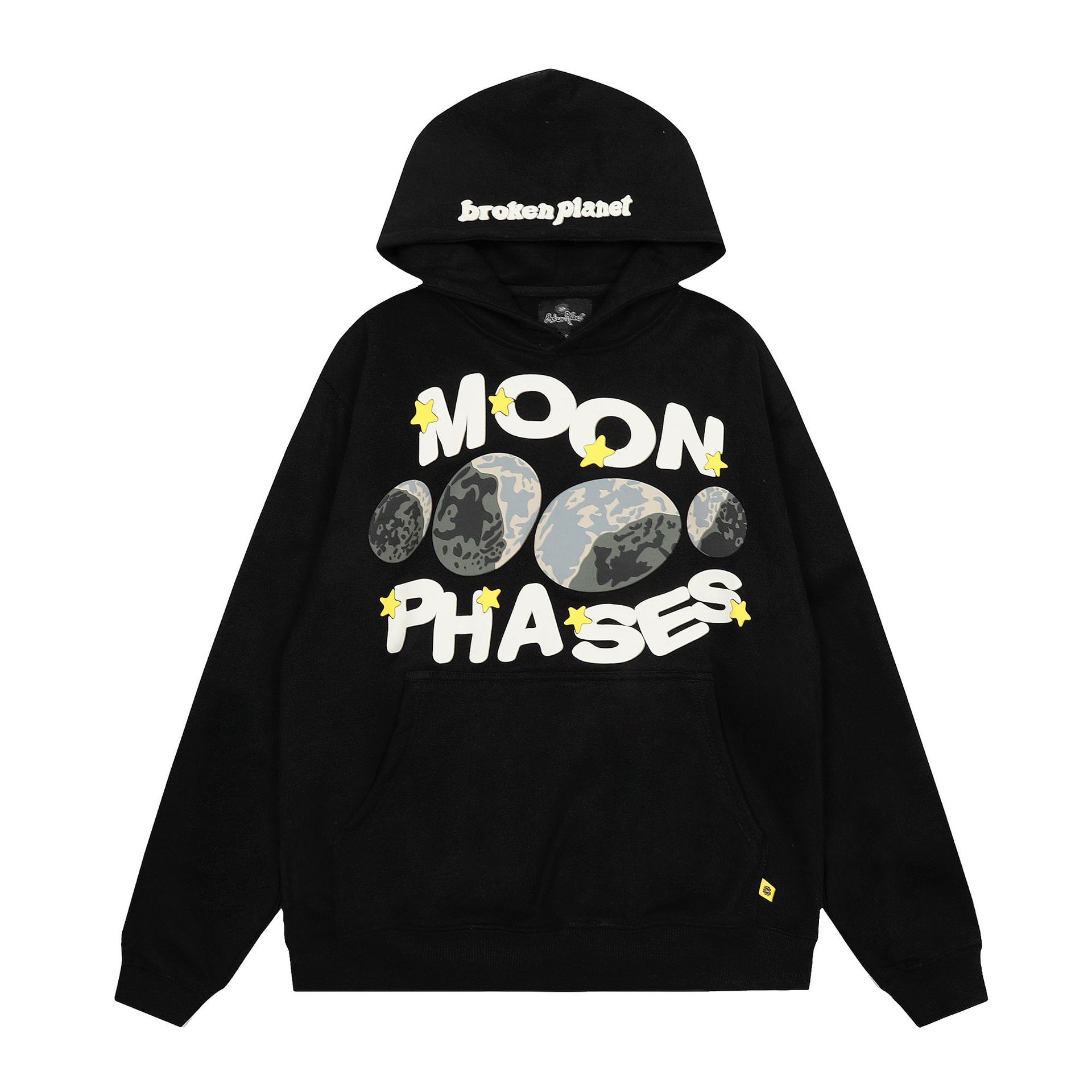 Transfronterizo roto planeta marca de moda carta de espuma impresa Sudadera con capucha de la calle suelta suéter casual traje