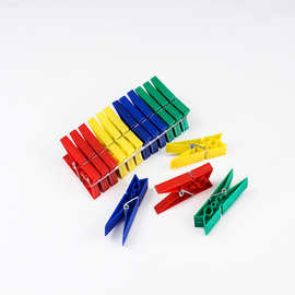 工厂直销8.2cm简单设计收纳彩色可定制塑料晾晒衣夹