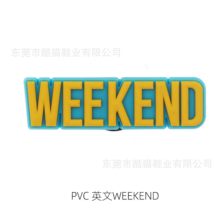 Nuevo agujero zapatos decorativos hebilla accesorios agujero zapatos flor zapato hebilla PVC dibujos animados jardín zapatos superior accesorios inglés