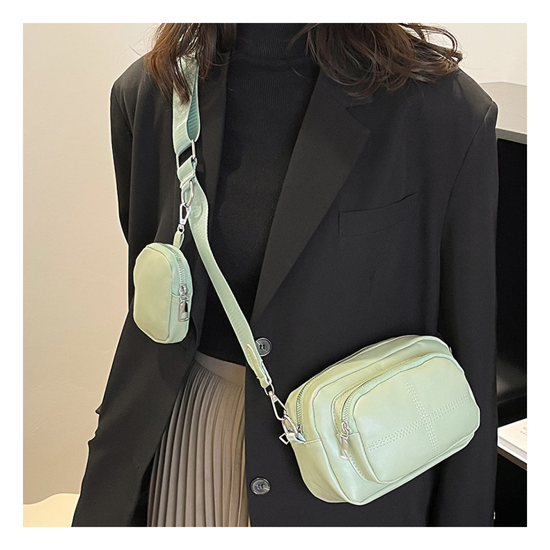 Nowa, mała, popularna torba listonoszka Baigou Box Nylon na jedno ramię dla kobiet_voghion.com