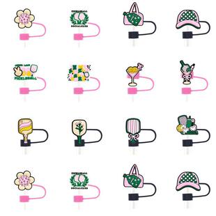 Cartoon Straw Cap Pvc Soft Rubber Stanley Cup Accessories Personalized Straw Cover Party Creative Straw Decoration