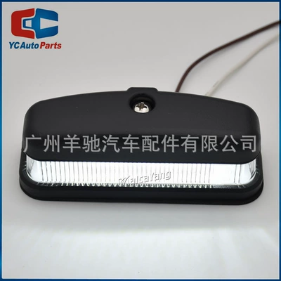 Suitable for Land Rover Defender 90/110 1990-2016 Led License Plate Light (License plate lamp) - bright-white-light-d0635