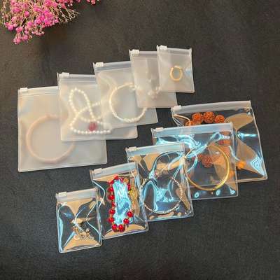 in stock Transparent EVA Zipper Pocket Jewelry Bag Pill Capsule Packing Bag Jewelry Storage Bag EVA Ziplock Bag