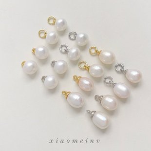 ��Ȼ��ˮ�����18k����w��ɫ�z�^��С����diy�ֹ����������