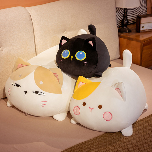 Cross-border Amazon fat fat house cat pillow rag doll wholesale Japanese dumpling cat plush toy doll