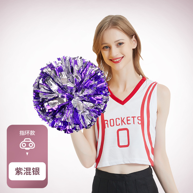 Porristas Bola de flores porristas mano flor mano sacudida flor danza rendimiento mano flor porristas flor bola de color rendimiento