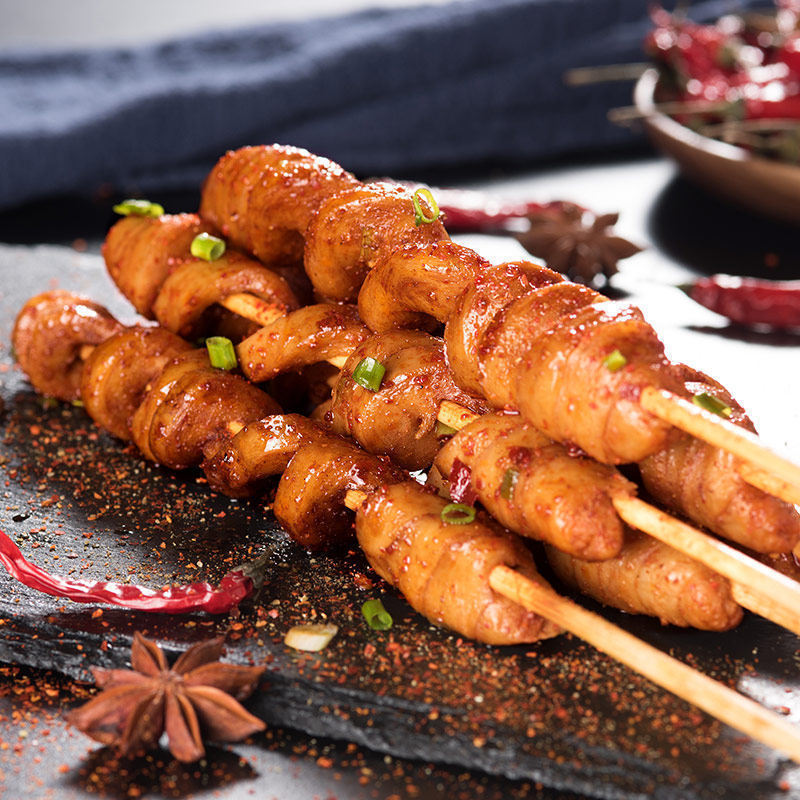 Roasted Gluten Nostalgic Hand-Torn Vegetarian Meat Gluten Snack Rolls Spicy Stick Snack Food Spicy Childhood Leisure Food