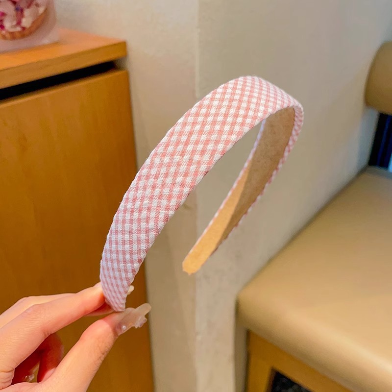2025年新款夏季美拉德风高颅顶发箍女百搭头饰压发带洗脸居家发捆|undefined