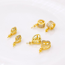 �~�18K���΢��ʯ����diy�������� 14K��ɫ������h���
