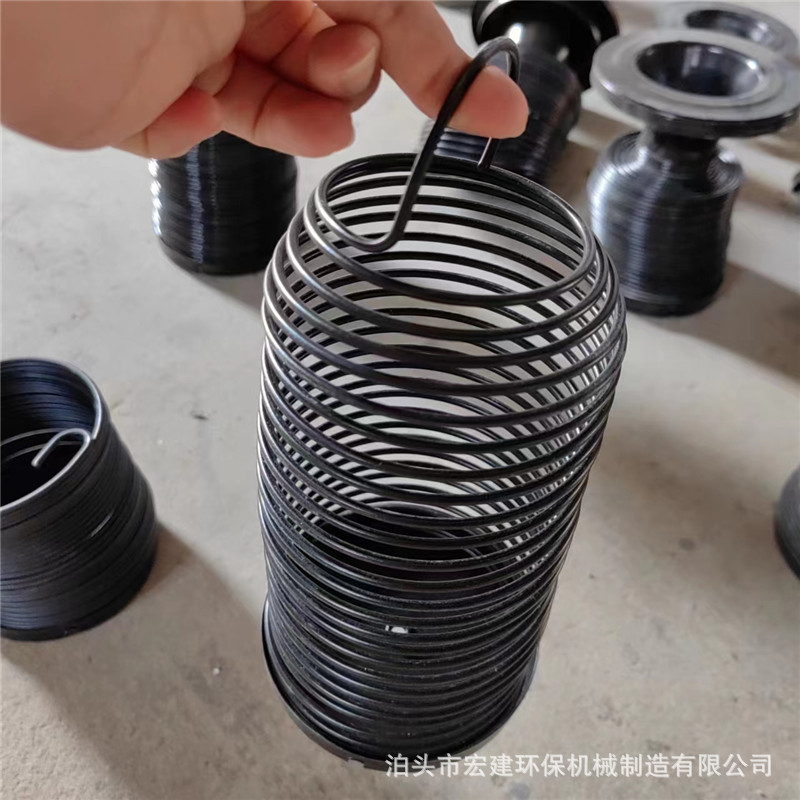 脉冲除尘器弹簧骨架 自弹伸缩拉簧骨架 镀锌有机硅伸缩式笼骨