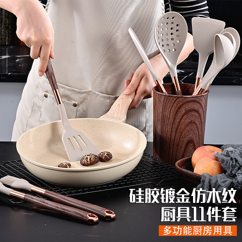 Juego de herramientas de cocina con cuchara y pala antiadherente de cocina para el hogar