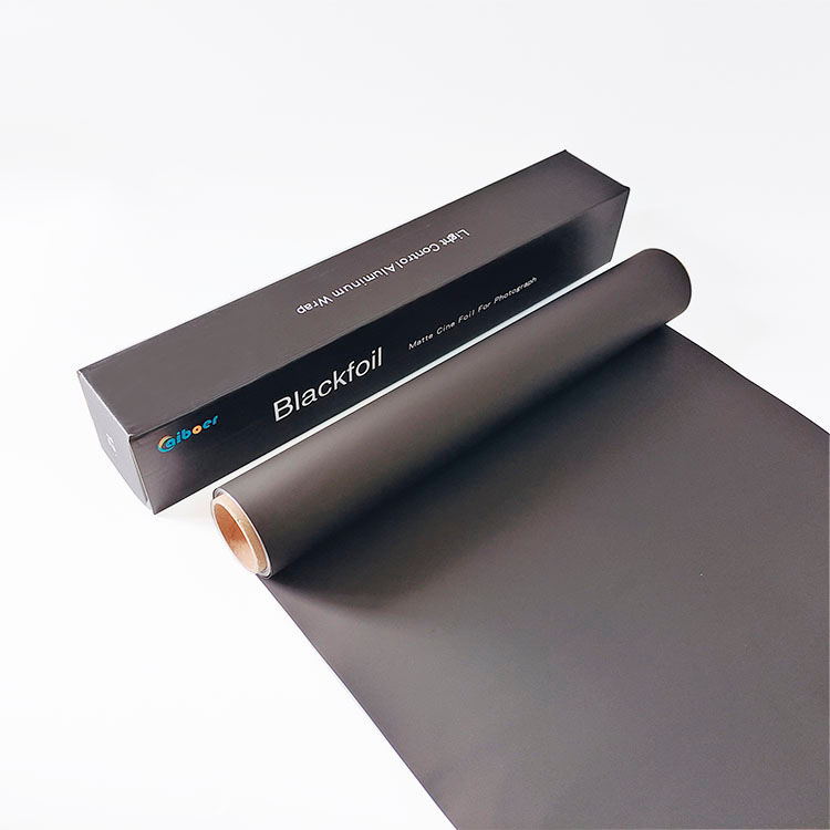 摄影摄像哑光黑箔cinefoil blackfoil工厂现货遮光影棚铝箔影视箔