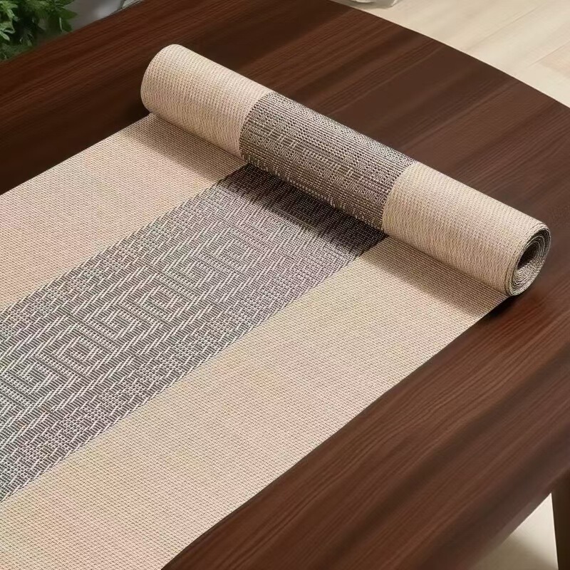 Chinese-Style Beige Table Runner Tea Mat New Coffee Table Tablecloth Zen Waterproof Tea Machine Mat Dining Table Tea Table Light Luxury Chinese-Style Beige Table Runner Tea Mat New Coffee Table Tablecloth Zen Waterproof Tea Machine Mat Dining Table Tea Table Light Luxury