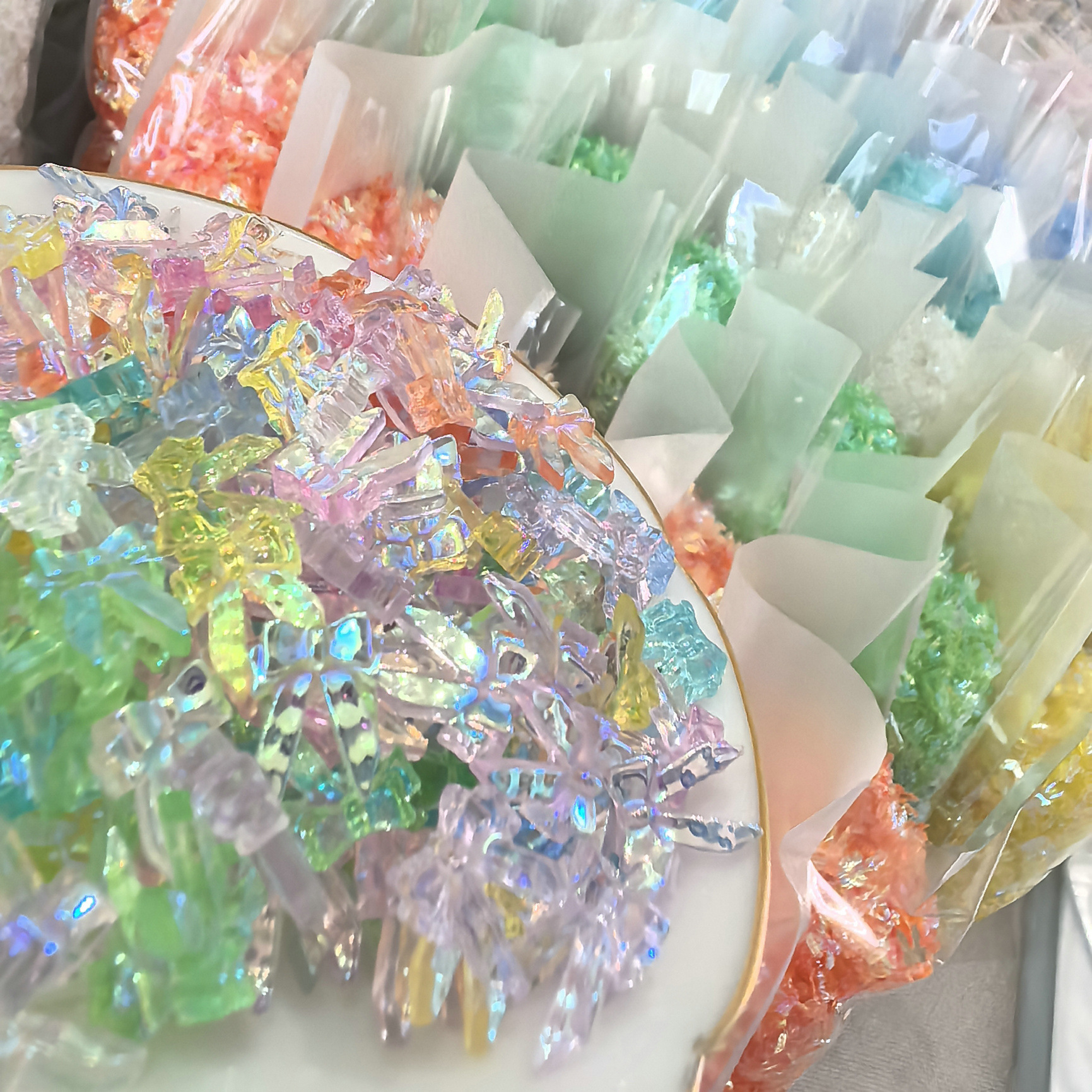 蝴蝶结飘带美甲饰品批发创意设计产业园区设计师设计元素原材料0