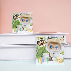 クロスボーダー60枚のアニメLabubu布シールスーツケース携帯電話装飾バブルマット貼り絵対外貿易