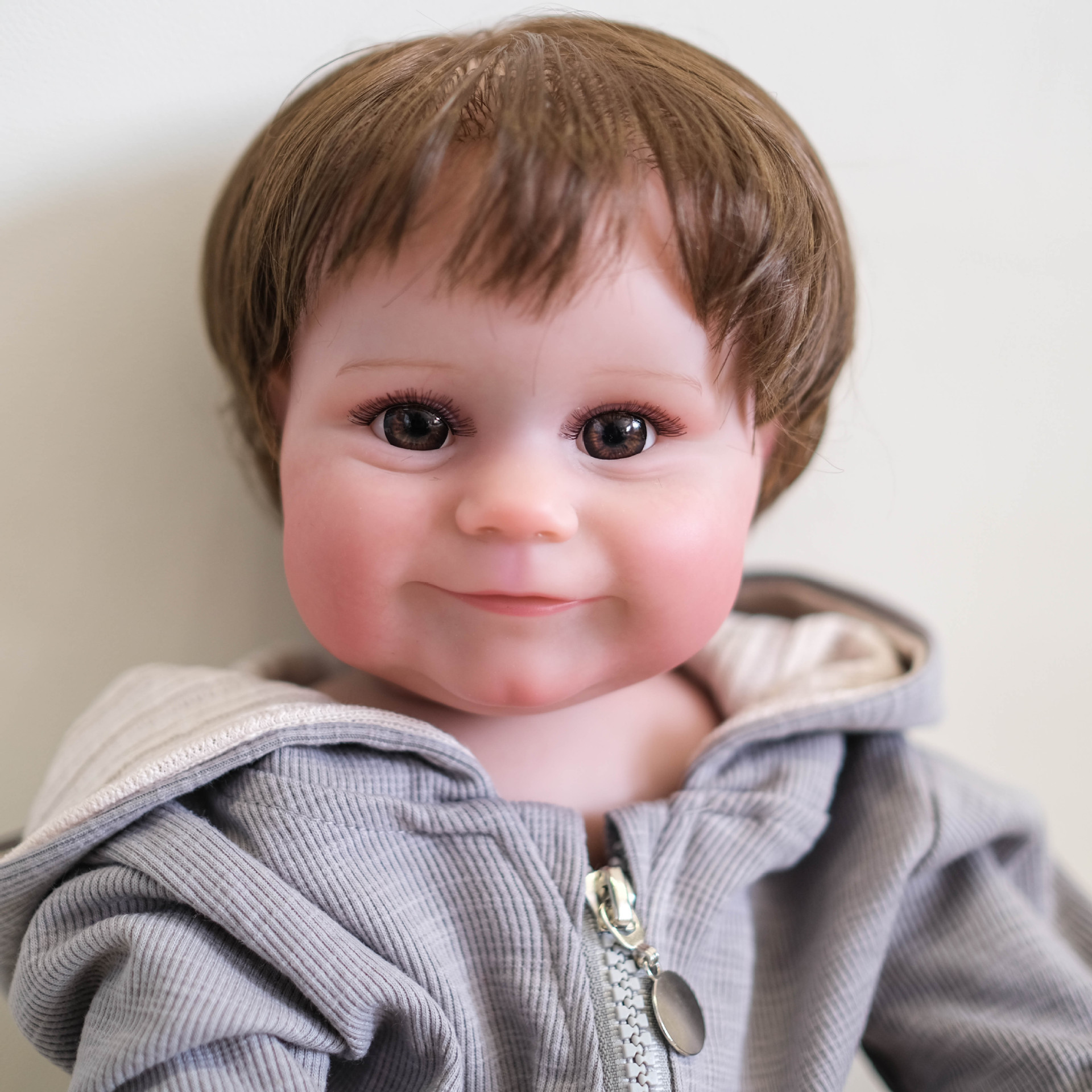 50cm lindo simulación muñeca de la simulación de Madie implantado pelo transfronterizo suministro de una generación