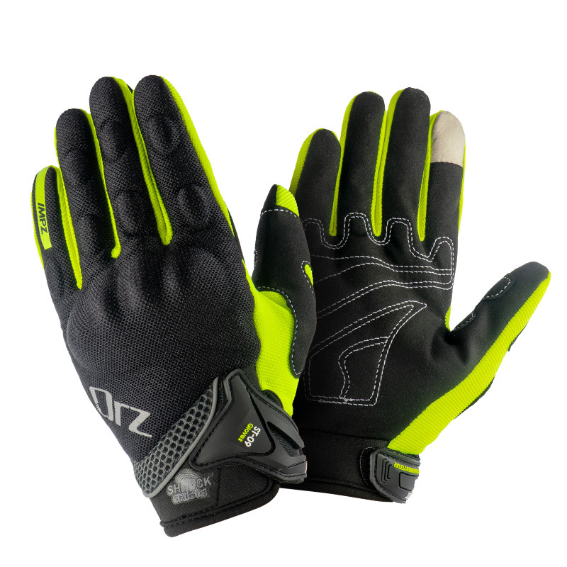 Guantes de moto Orz para primavera y verano, anticaídas, transpirables, equipo de protección para motocicleta, guantes para vehículos eléctricos para hombre, protectores de muñeca
