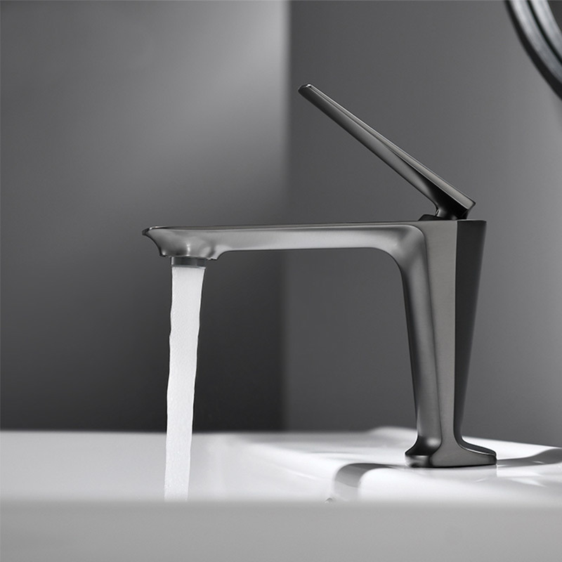 Washbasin faucet, bathroom cold and hot single-hole hand washing basin, washbasin, washbasin, bathroom washbasin, faucet full figure