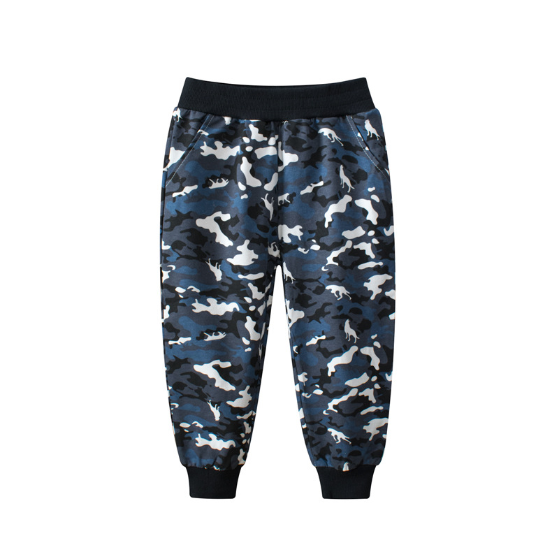 27kids ropa para niños coreanos otoño nuevo 2024 pantalones para niños camuflaje para hombres y bebés pantalones deportivos cabello de una pieza