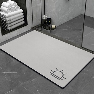Bathroom Water-Absorbent Non-Slip Floor Mats, Bathroom Quick-Drying Soft Diatom Mud Foot Mats, Entrance Door Mats, Can Be Labeled and Shipped