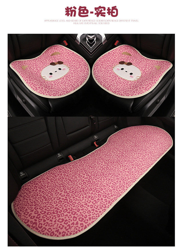 Car Headrest and Lumbar Support Cartoon Kt Cat Headrest Pillow, Car Headrest for All Seasons, Lumbar Pillow, Neck Pillow, Car Headrest